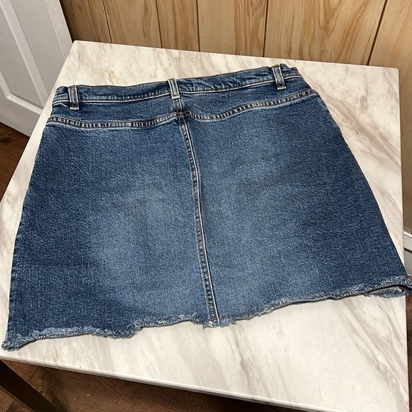 Theory Denim Jean Mini Skirt 10 - Picture 4 of 7